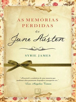 cover image of As memórias perdidas de Jane Austen